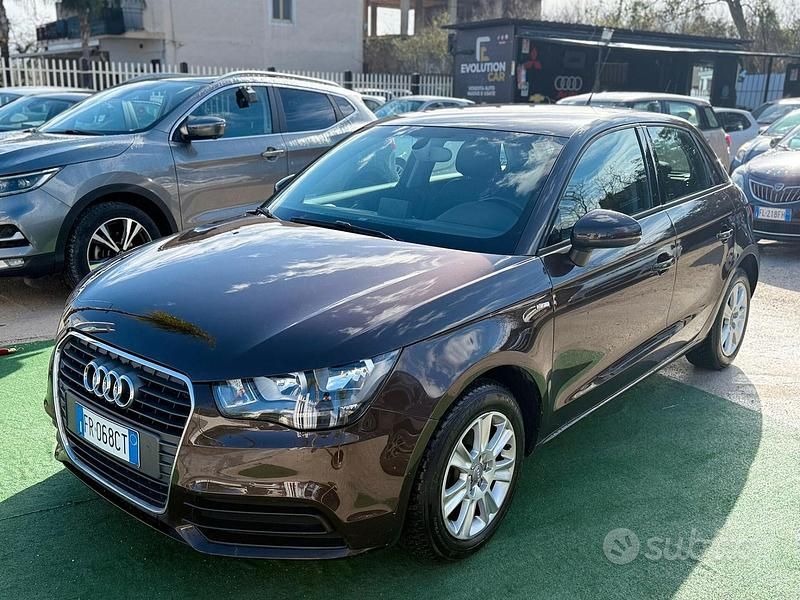 Usata Audi A1 Sportback 105 CV (77 kW) 2014 Marrone Utilitaria