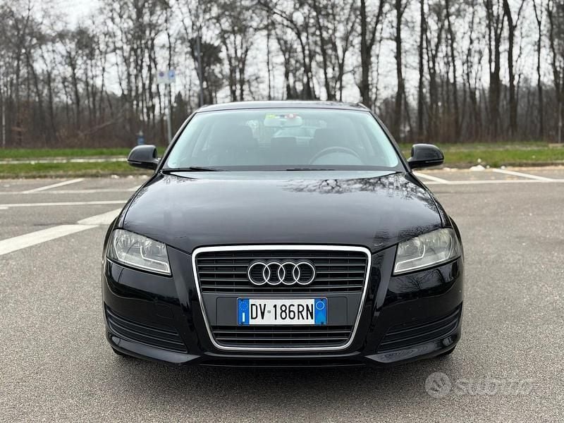 Usata Audi A3 Ambition 105 CV (77 kW) 2009 Nero Utilitaria