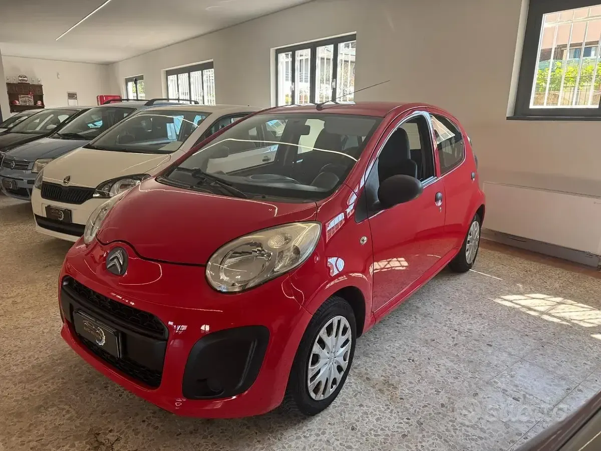 Usata Citroën C1 Seduction 68 CV (50 kW) 2012 Rosso Utilitaria