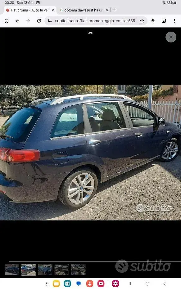 Usata Fiat Croma 150 CV (110 kW) 2006 Bluazzurro Station wagon