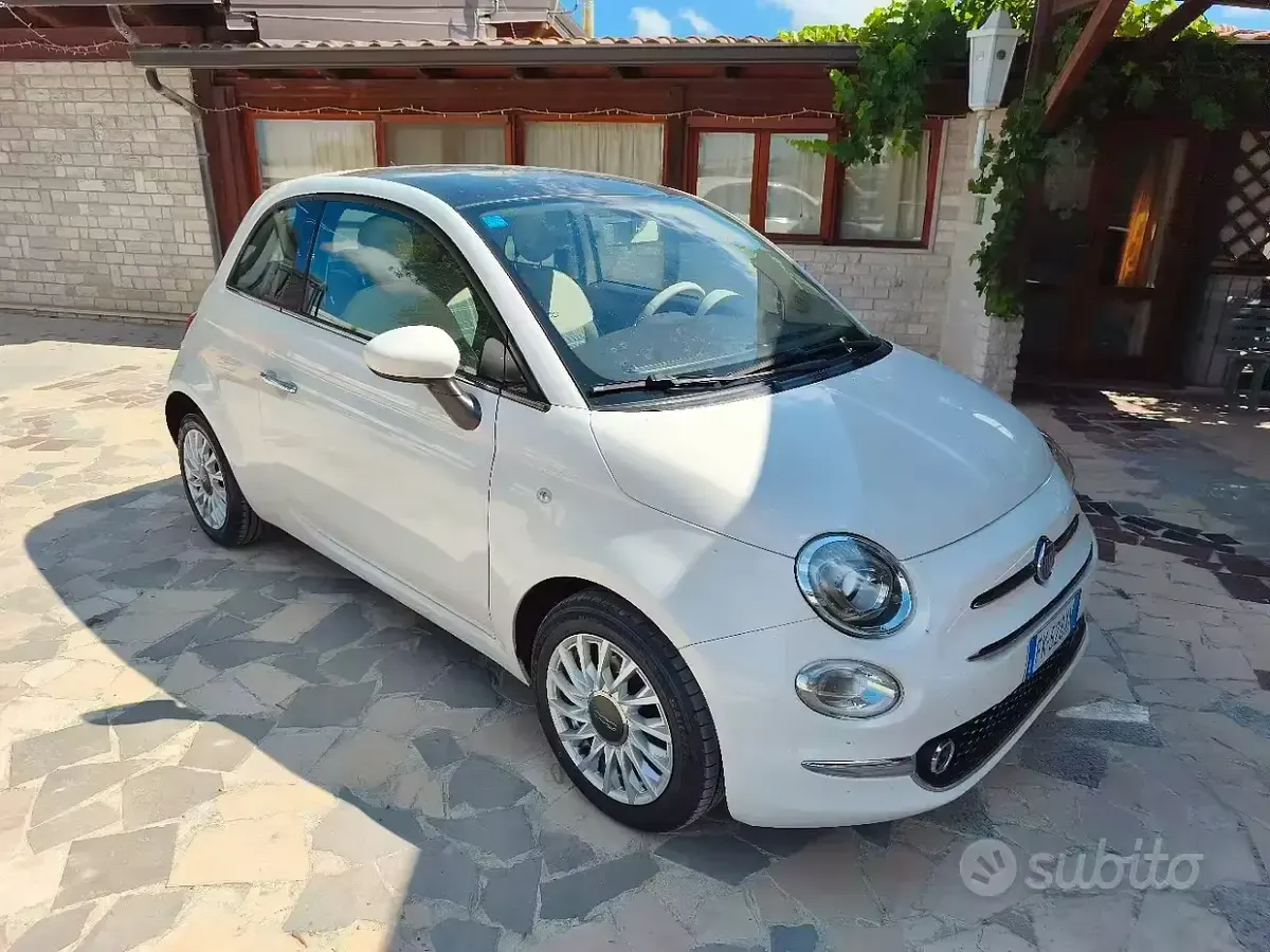 Usata Fiat 500 69 CV (50 kW) 2017 Bianco Berlina