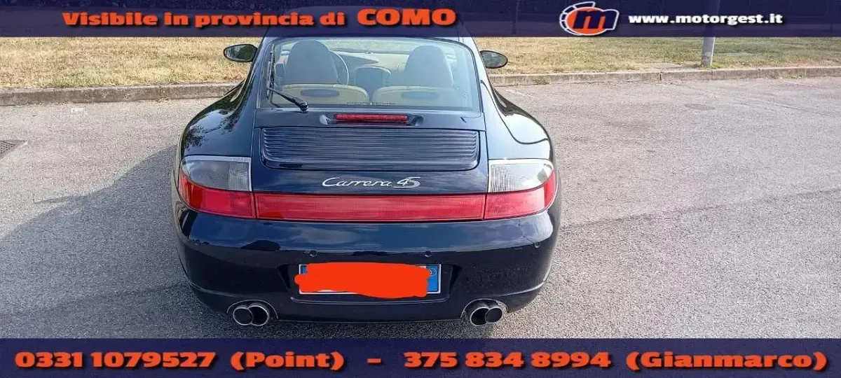 Usata Porsche 911 Carrera 4S 320 CV (235 kW) 2003 Blu/azzurro Coupé