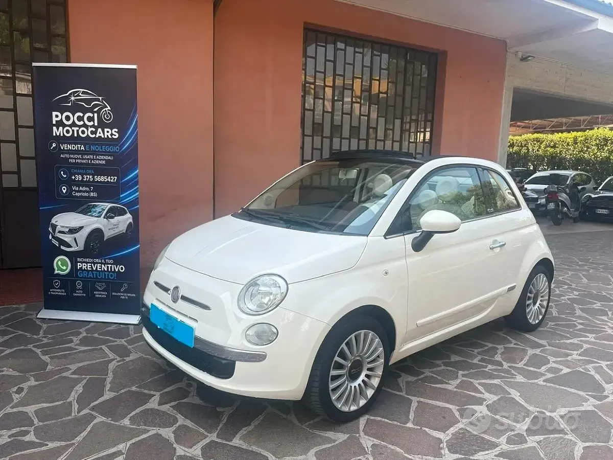 Usata Fiat 500C Lounge 69 CV (50 kW) 2012 Cabrio