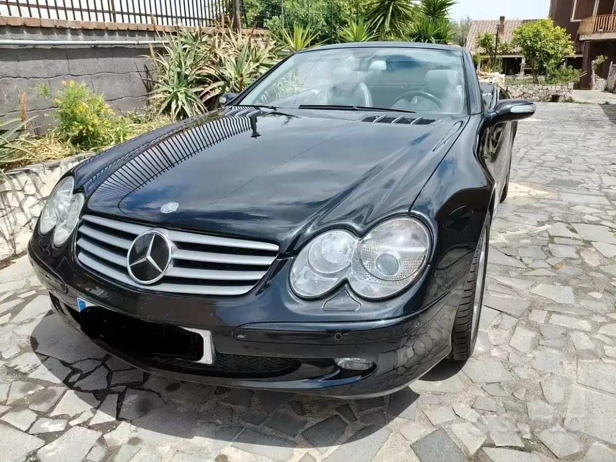 Usata Mercedes SL500 AMG 306 CV (225 kW) 2005 Nero Cabrio