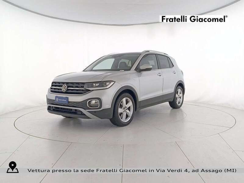 Reflex silver metallizzato Usata 2022 VW T-Cross Advance SUV | 19.400 € (Buon prezzo) - Immagine 1/4