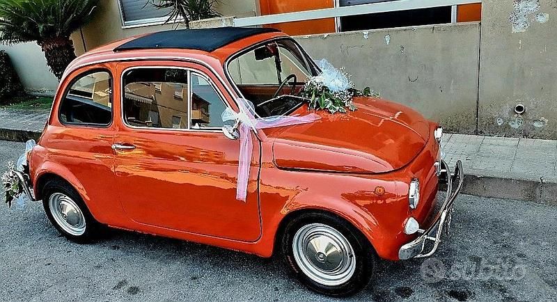 Usata Fiat 500 1970 Rosso Utilitaria