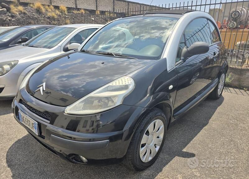 Nero Usata 2007 Citroën C3 Pluriel Exclusive Cabrio | 3490 € (Buon prezzo) - Immagine 1/4