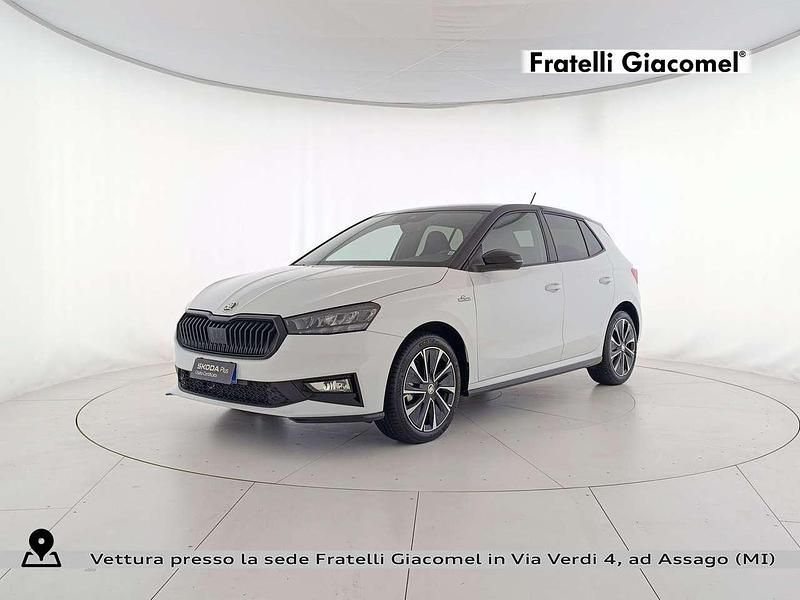 Bianco luna metallizzato nero tulipano p Usata 2024 Skoda Fabia Monte Carlo Tre volumi | 20.900 € (Buon prezzo) - Immagine 1/4
