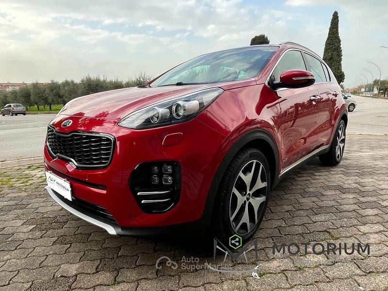Usata Kia Sportage GT-Line 185 CV (136 kW) 2017 Rosso SUV