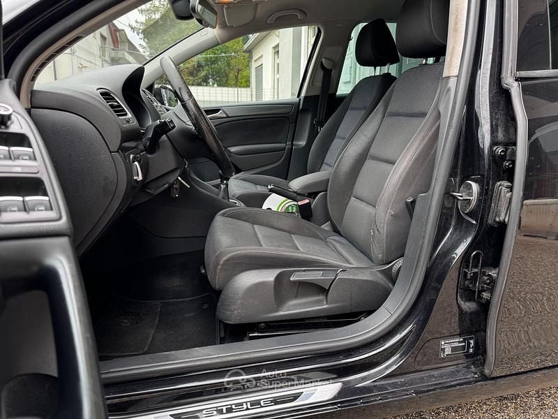 Usata VW Golf VII Style 105 CV (77 kW) 2012 Nero Berlina