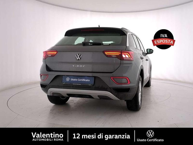 Usata VW T-Roc Life 116 CV (85 kW) 2023 Grigio SUV