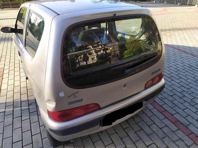 Usata Fiat Seicento Active 54 CV (39 kW) 2004 Argento Utilitaria