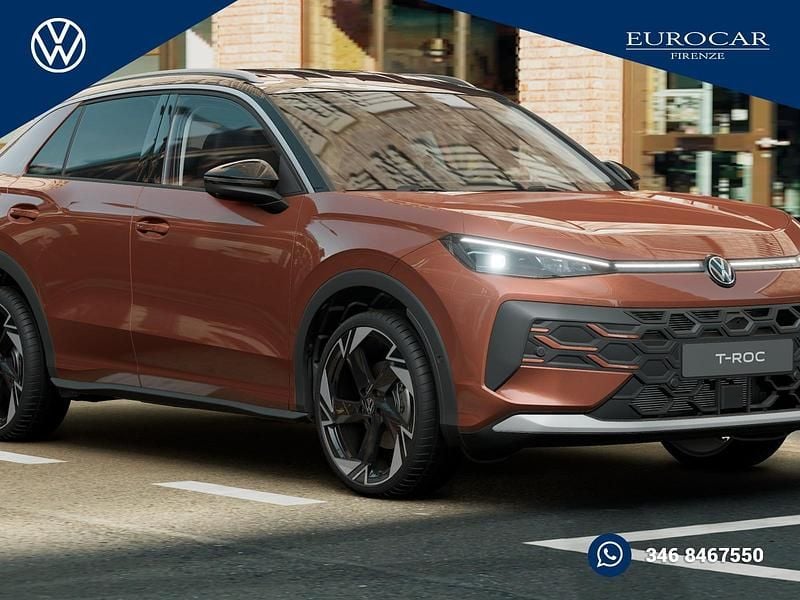 Nuova VW T-Roc Style 150 CV (110 kW) 2026 Flame red metallizzato nero SUV