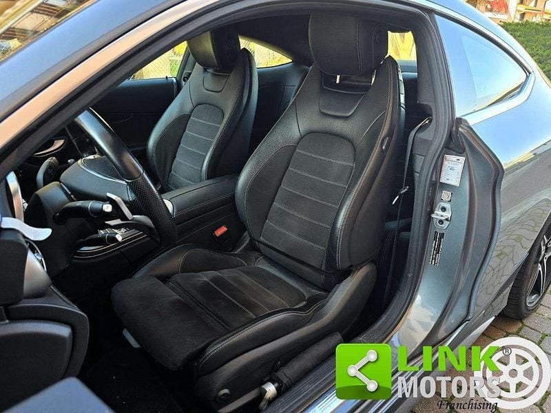 Usata Mercedes C200 Premium Plus 184 CV (135 kW) 2018 Grigio scuro Coupé