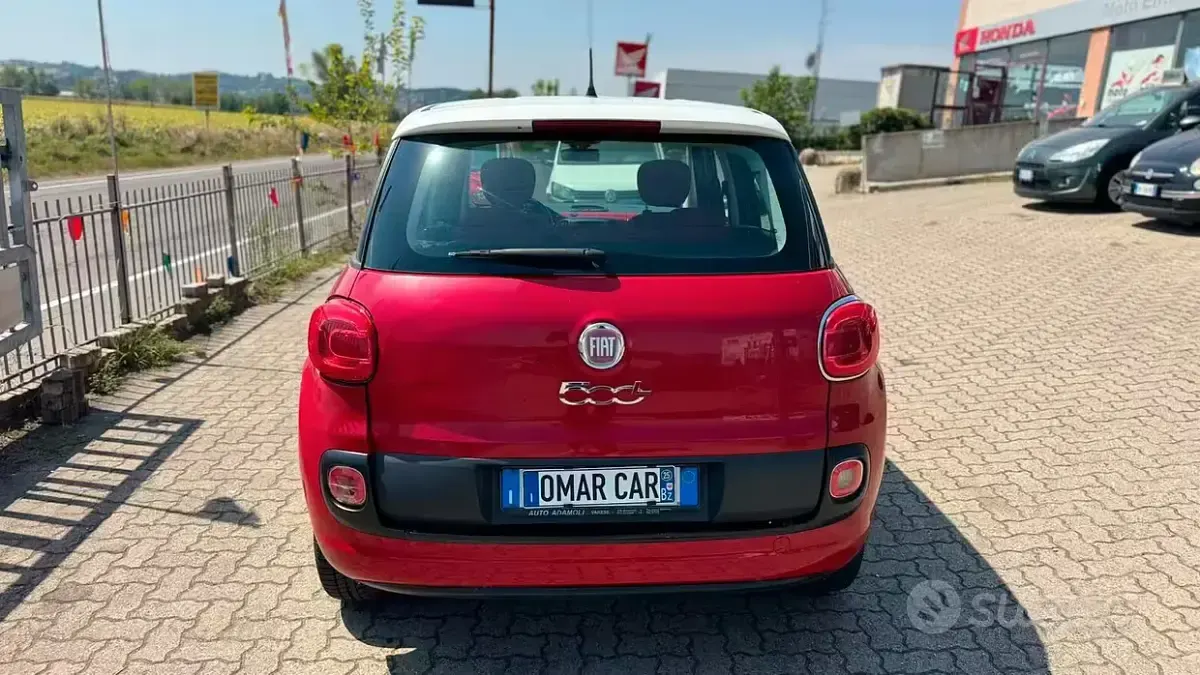 Usata Fiat 500L 85 CV (62 kW) 2012 Rosso Monovolume