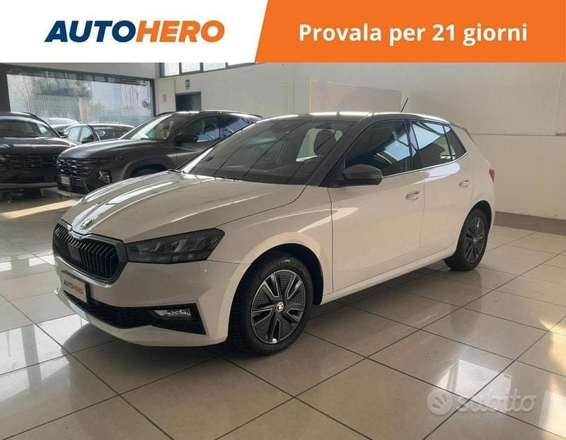 Usata Skoda Fabia Style 80 CV (58 kW) 2022 Bianco Utilitaria
