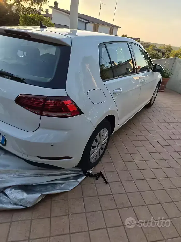 Usata VW Golf VII 115 CV (84 kW) 2019 Bianco Berlina