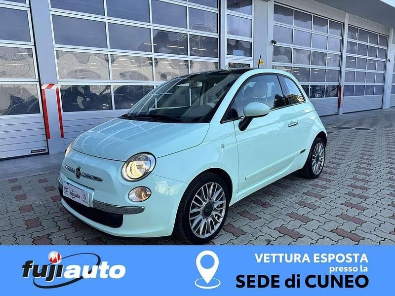 Usata Fiat 500 Lounge 95 CV (69 kW) 2015 Verde acqua Utilitaria