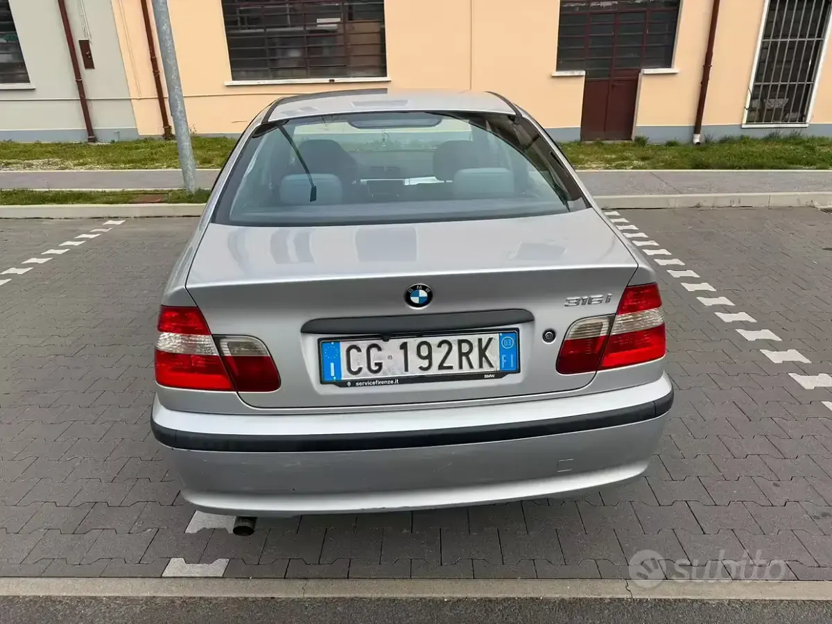 Usata BMW 316 Efficient Dynamics 116 CV (85 kW) 2003 Grigio Berlina
