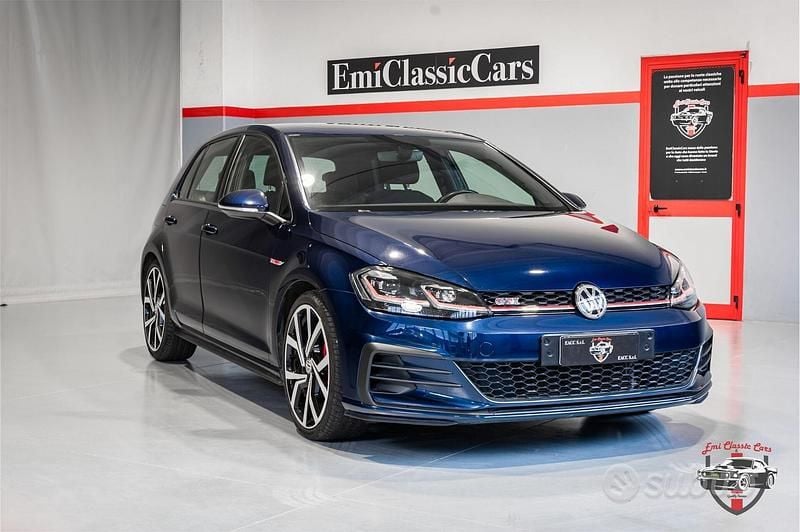 Usata VW Golf VII GTI 245 CV (180 kW) 2020 Blu Berlina