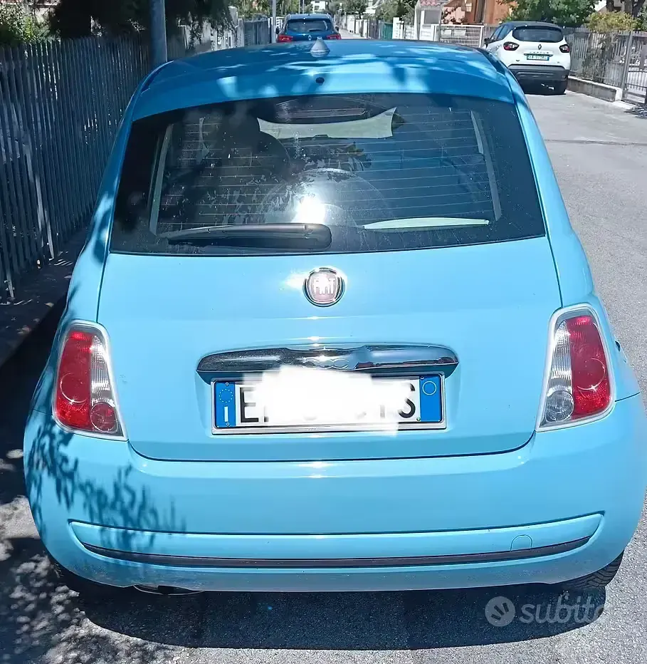 Usata Fiat 500 69 CV (50 kW) 2013 Bluazzurro Utilitaria