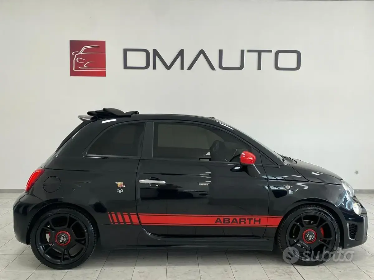 Usata Abarth 595C Pista 160 CV (117 kW) 2019 Nero Cabrio
