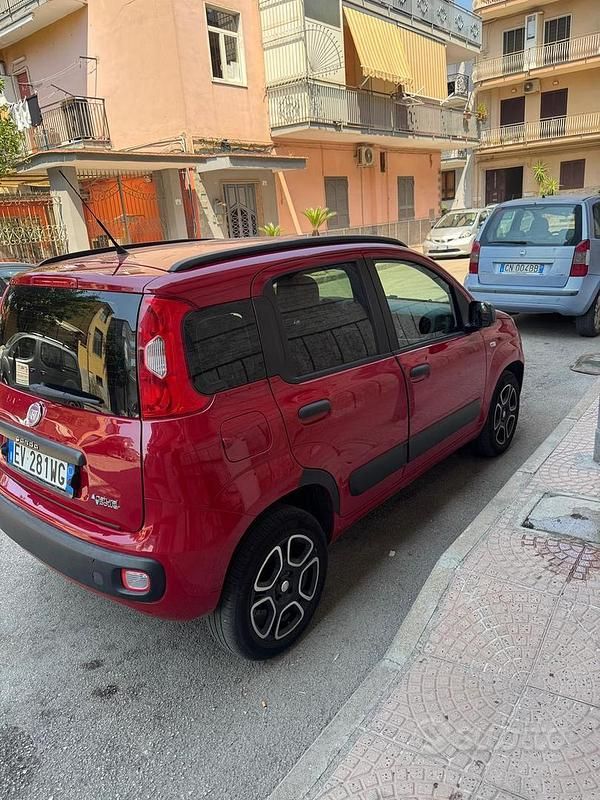 Usata Fiat Panda 2014 Rosso Utilitaria