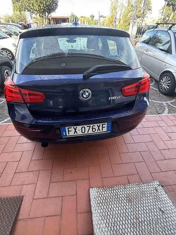 Usata BMW 116 Efficient Dynamics 116 CV (85 kW) 2016 Blu/azzurro Utilitaria