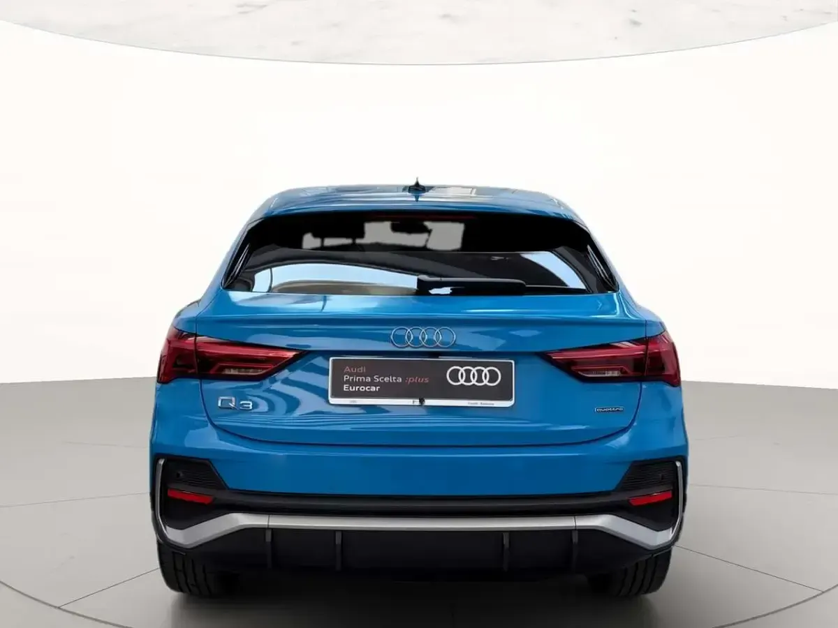 Usata Audi Q3 Sportback S-Line 190 CV (139 kW) 2023 Blu turbo SUV