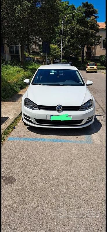 Usata VW Golf VII 115 CV (84 kW) 2013 Bianco Berlina