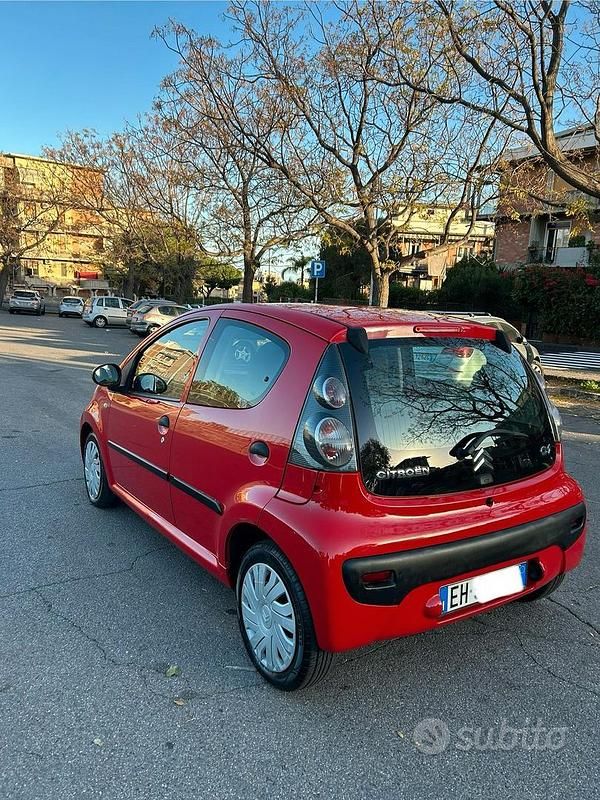 Usata Citroën C1 2011 Rosso Utilitaria