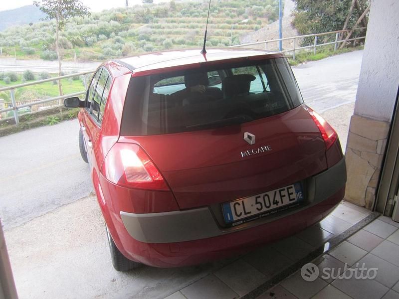 Usata Renault Mégane II 2004 Rosso Berlina