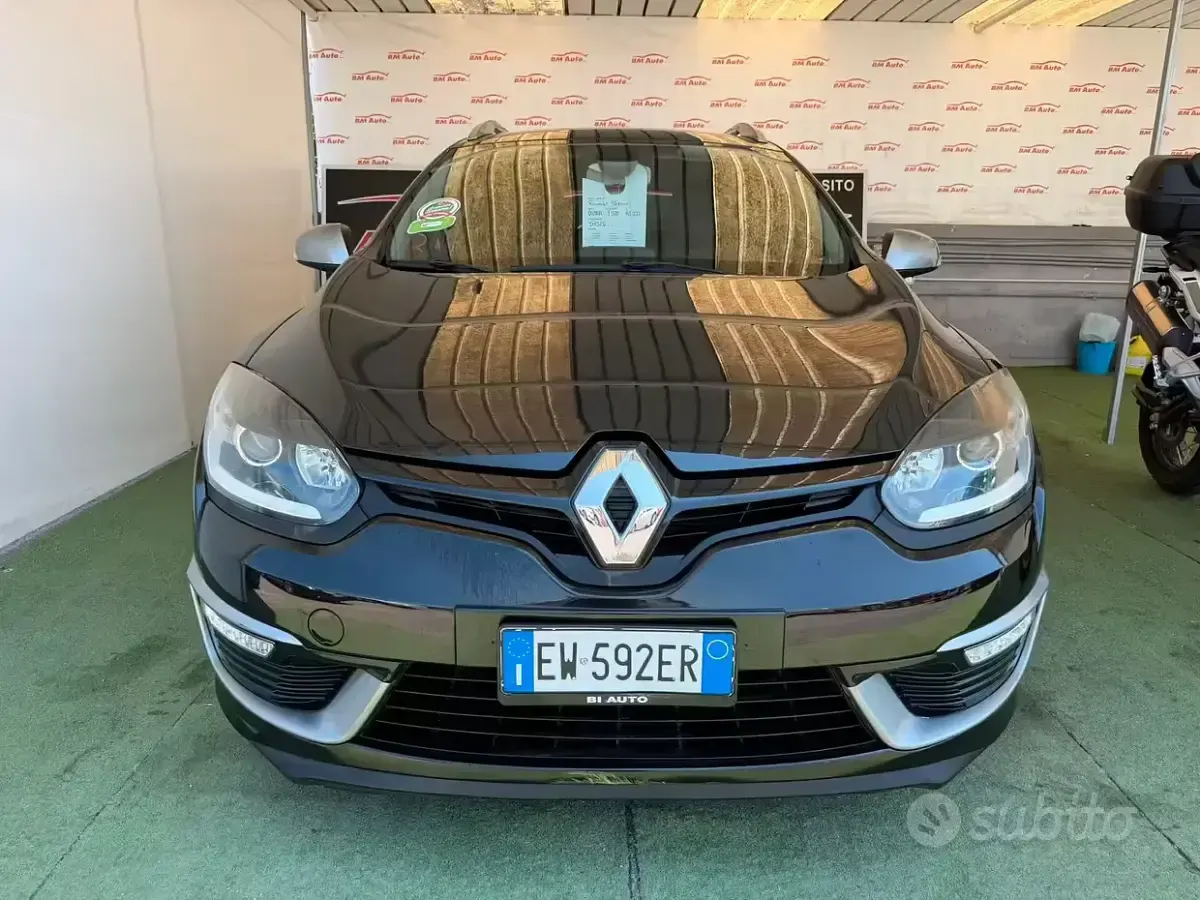 Usata Renault Mégane GrandTour 110 CV (80 kW) 2014 Nero Station wagon