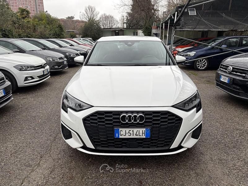 Usata Audi A3 Advanced 116 CV (85 kW) 2022 Bianco Berlina