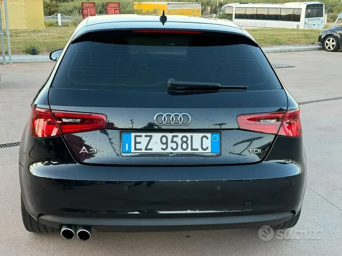 Usata Audi A3 150 CV (110 kW) 2014 Nero Berlina