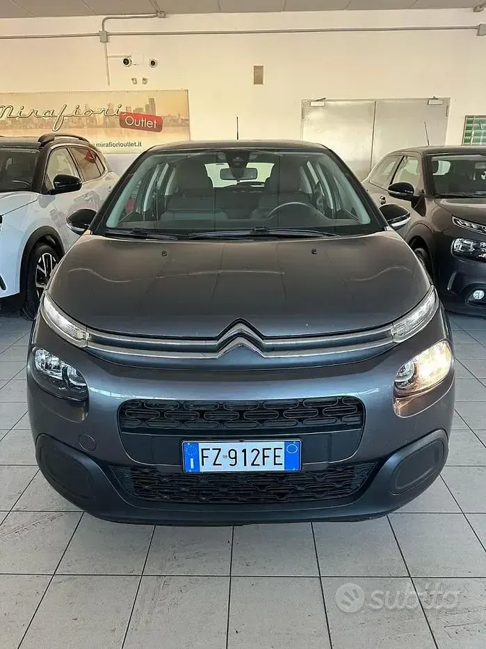 Używany Citroën C3 Feel 102 KM (75 kW) 2019 Szary Hatchback