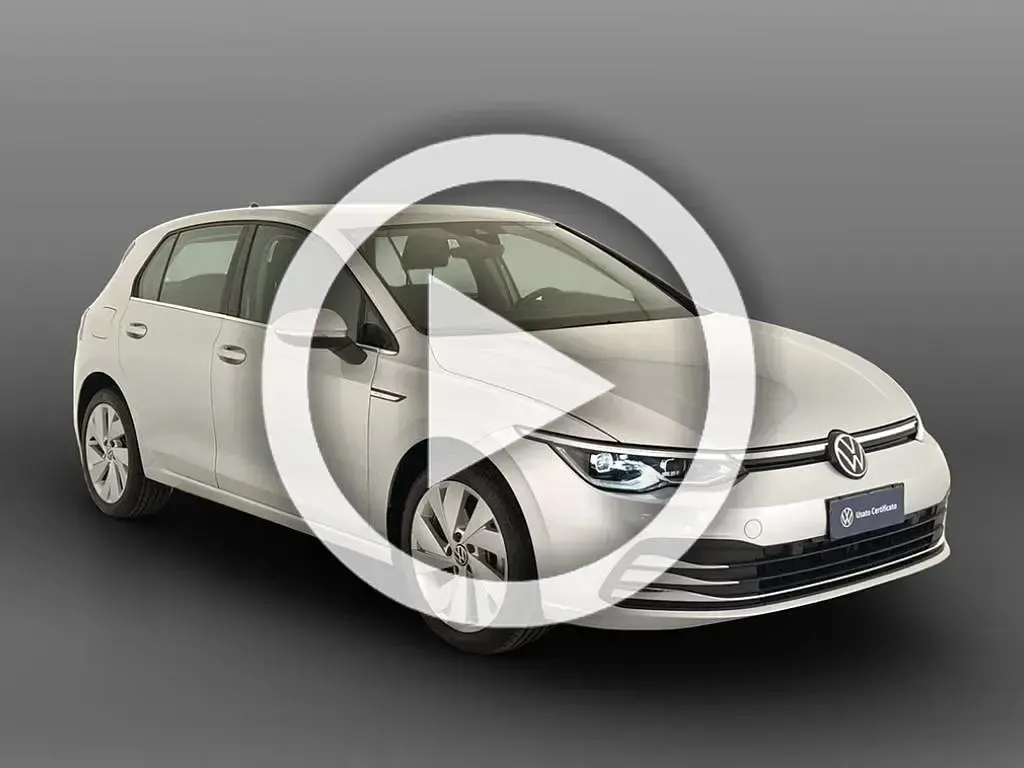 Usata VW Golf VIII Style 116 CV (85 kW) 2022 Argento Berlina