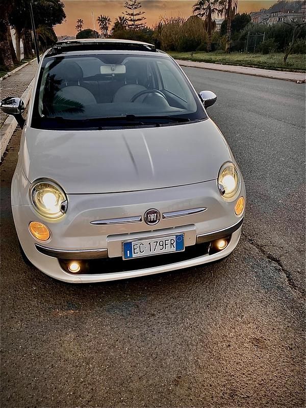 Usata Fiat 500 Lounge 95 CV (69 kW) 2013 Bianco Berlina