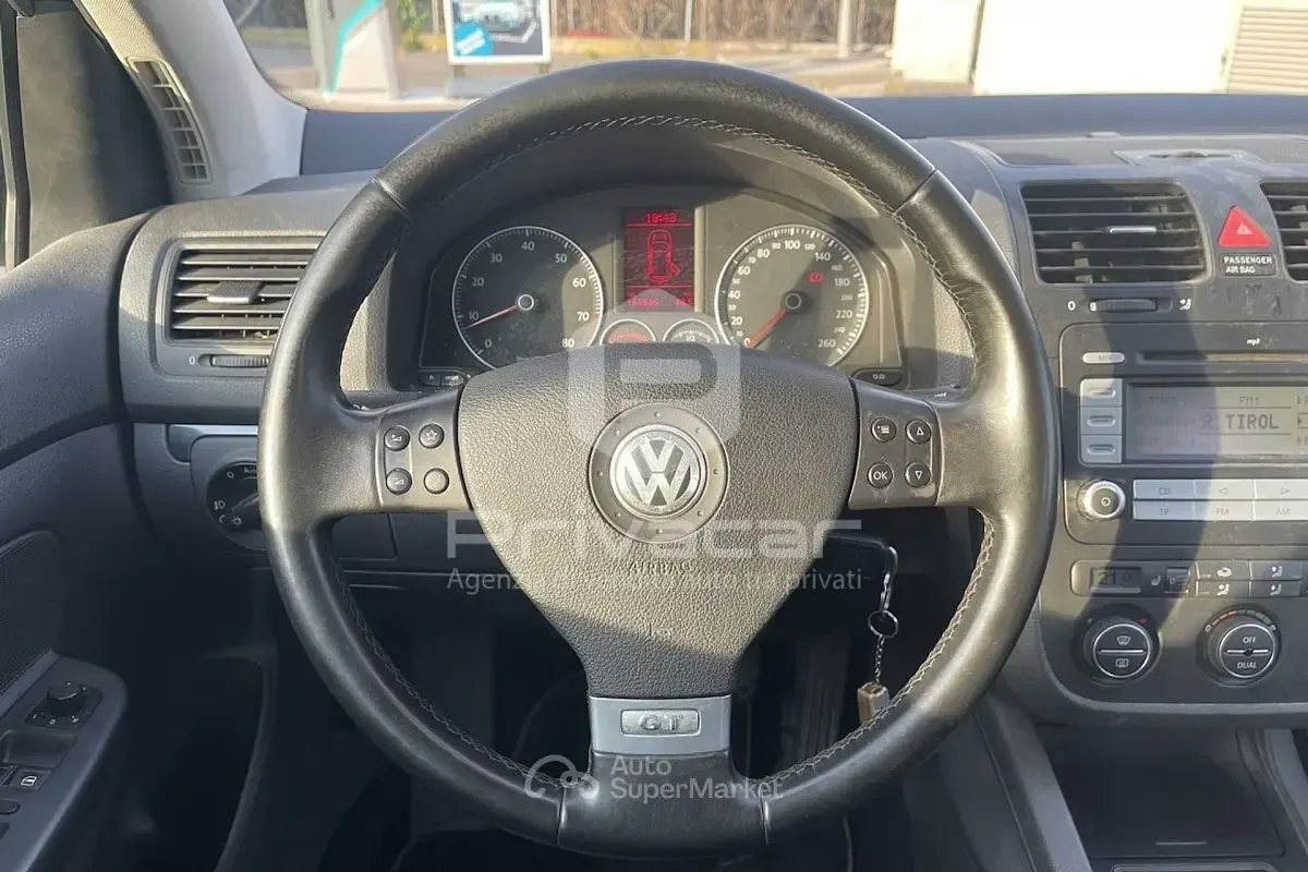 Usata VW Golf VI GT 170 CV (125 kW) 2008 Nero Utilitaria