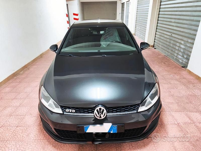Usata VW Golf VII GTD 184 CV (135 kW) 2016 Nero Berlina