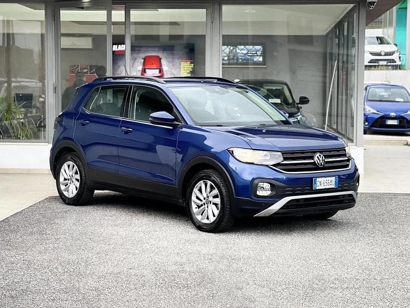 Usata VW T-Cross 95 CV (69 kW) 2023 Blu SUV