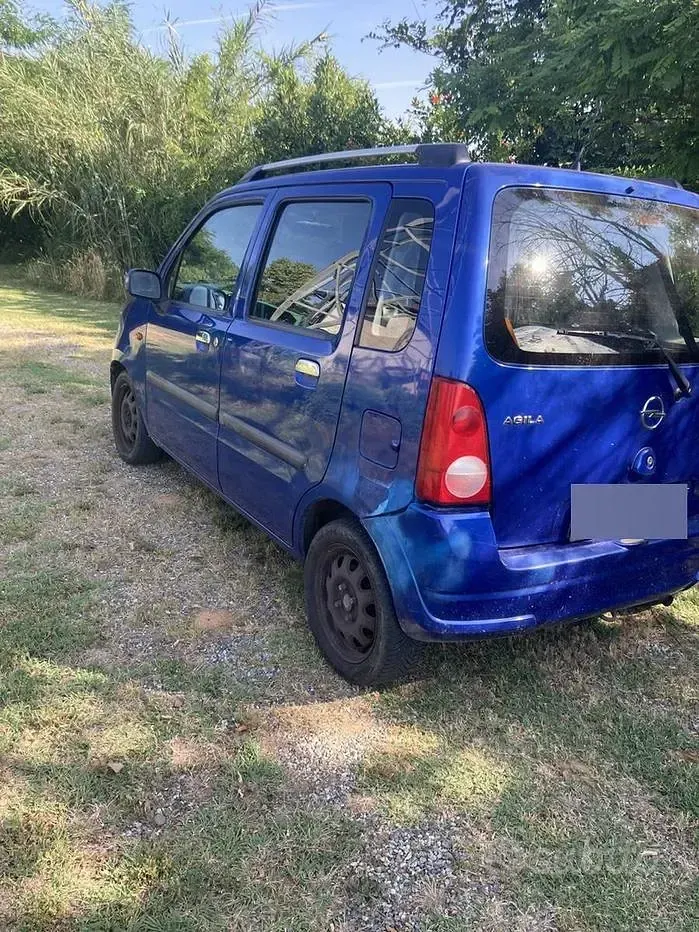 Usata Opel Agila 75 CV (55 kW) 2004 Blu Monovolume