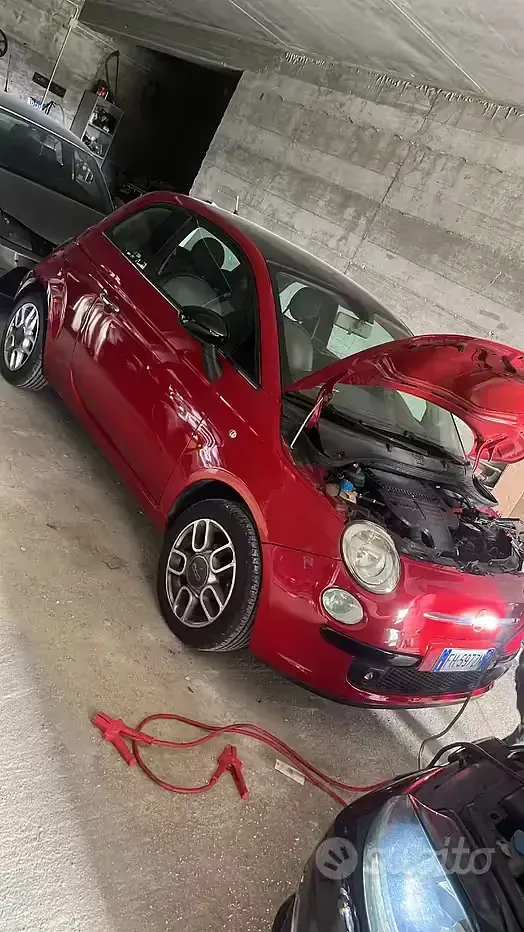 Usata Fiat 500 75 CV (55 kW) 2018 Rosso Berlina