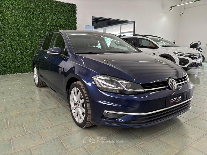 Usata VW Golf VII Highline 150 CV (110 kW) 2017 Blu Berlina