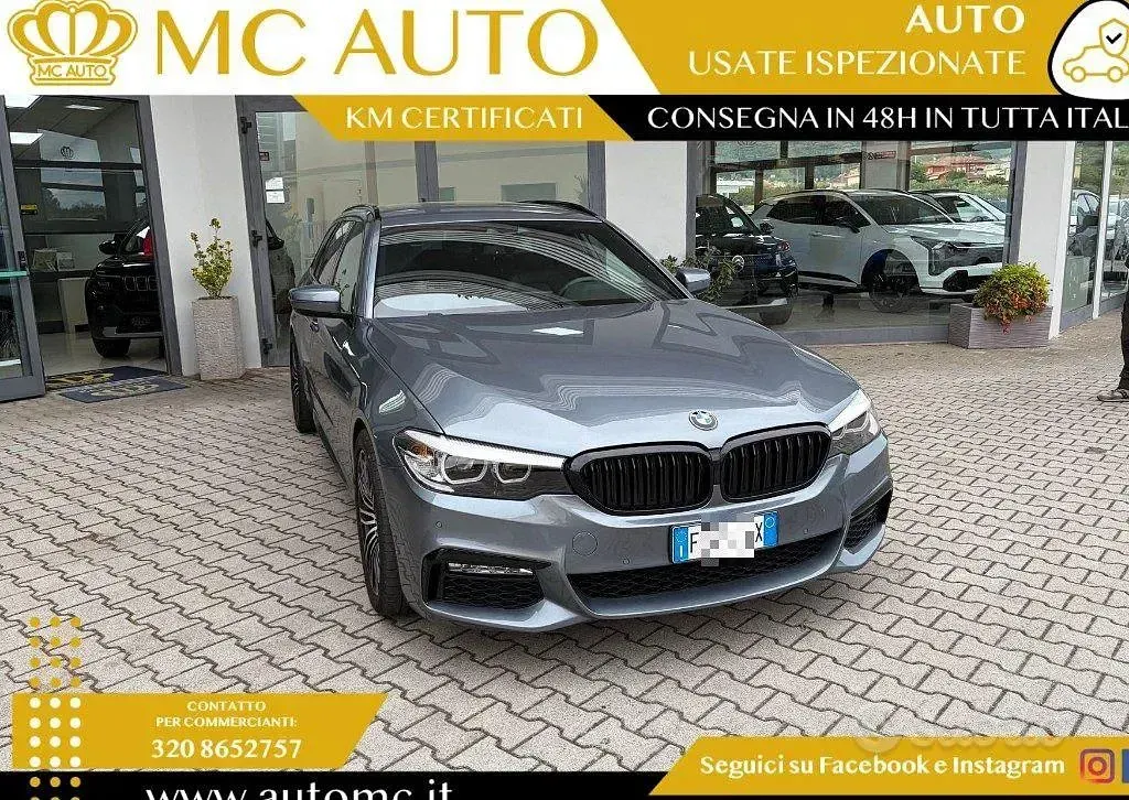 Usata BMW 520 M Sport 190 CV (139 kW) 2018 Grigio scuro Station wagon