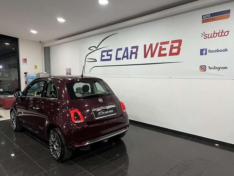 Usata Fiat 500 Lounge 69 CV (50 kW) 2016 Porpora Utilitaria