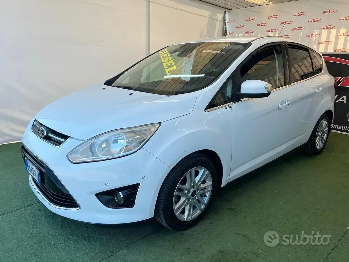 Usata Ford C-MAX 95 CV (69 kW) 2012 Bianco Monovolume