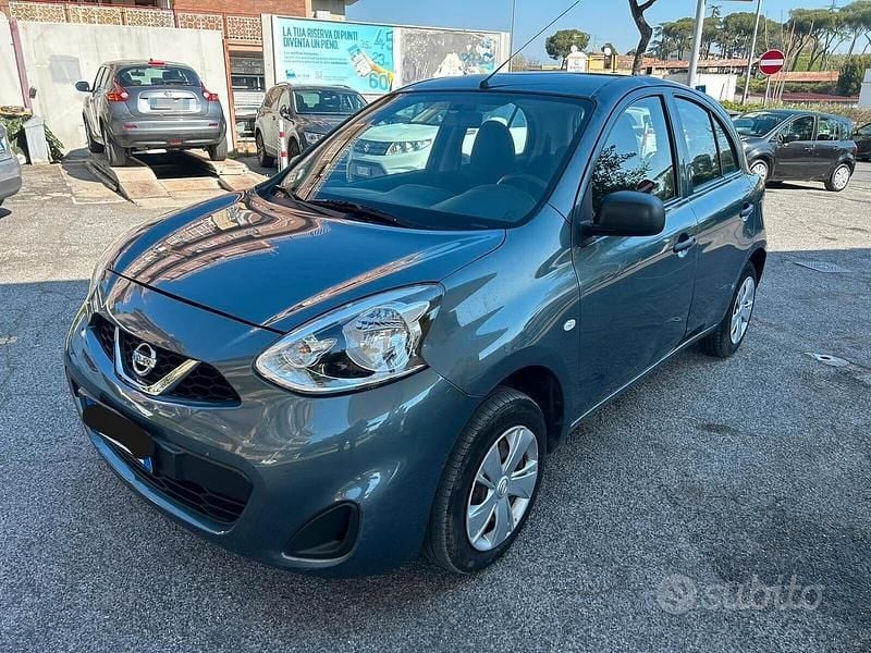 Usata Nissan Micra Visia 80 CV (58 kW) 2015 Grigio Utilitaria
