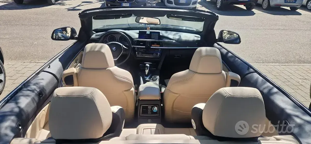 Usata BMW 420 184 CV (135 kW) 2014 Bluazzurro Cabrio