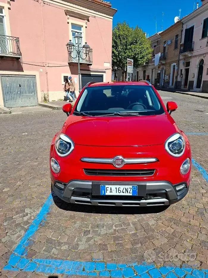 Usata Fiat 500X 140 CV (102 kW) 2015 Rosso SUV